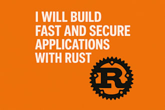 build fast and secure applications with rust