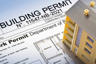 do residential commercial building permit with architecture drawings, mep, hvac