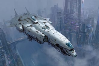 draw sci fi illustration and sci fi art