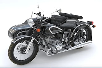 sketch 3d realistic continental gt 650 bike,cargo bike,fivem vehicle,rigging,cgi