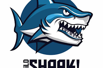 design a shark logo