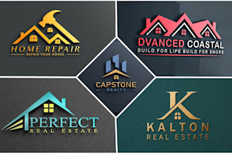 design a real estate, construction, realtor, property business logo