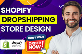 design shopify optimization website banner shopify review dropshipping store