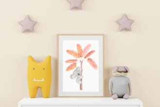 design cute nursery printable wall art