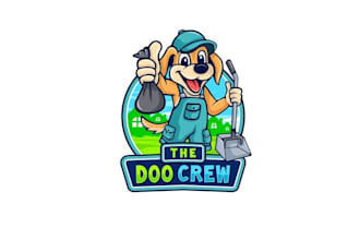 design dog poop scooping business logo