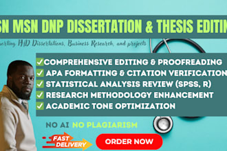 edit and proofread nursing dissertation phd thesis, bsn msn dpn academic content