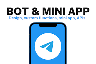 build a custom telegram bot and mini app