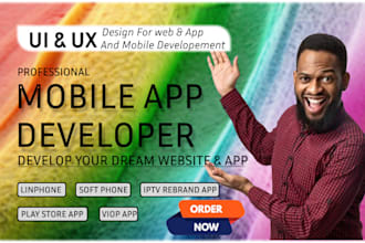 develop softphone app, linphone app, esim app, esim website, voip app, playstore