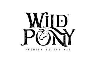 design wild pony hat bar logo