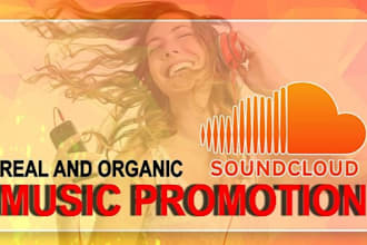 promote your soundcloud music to organic audiences