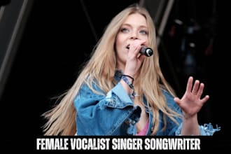 be your professional christian gospel choir sing songwriter, backing vocal edm