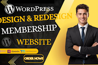 create a wordpress memberships website using memberpress