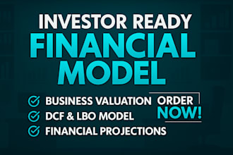 do financial modeling, lbo model, dcf, business valuation, financial projections