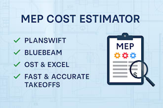 do accurate mep cost estimation using bluebeam planswift ebm