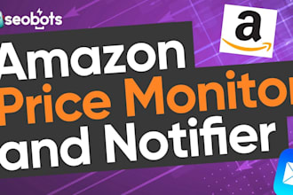 do amazon bot, ebay, or walmart price tracker bot and product monitor bot