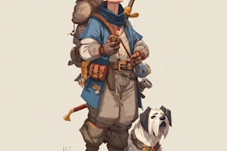 do dnd character art illustration commissions