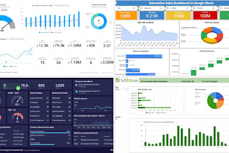 create sales dashboard or tracker in excel or google sheet dashboard,