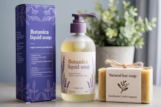 do soap,shampoo,skin care,face wash,beauty products packaging,label,logo and box