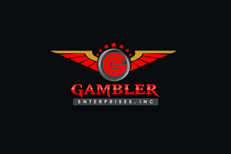 design high resolution gambler enterprises logo