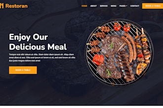 create a professional wordpress website for restaurants