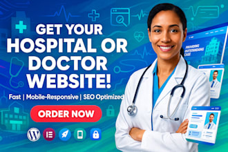 design hospital website, homecare website, therapy website in wordpress