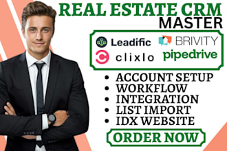 setup leadific brivity drip campaign clixlo podio agent crm pipedrive automation