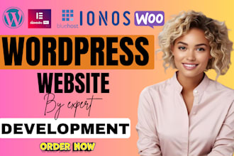 build wordpress website redesign wordpress website with elementor pro by expert