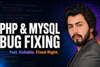 fix php mysql website bugs, errors and issues