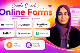 jotform, typeform, tally, involveme, heyflow, formstack, custom forms expert