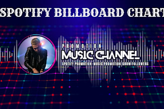 successfully add spotify track and increase spotify chart board, followers
