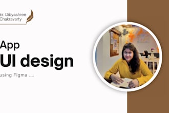design mobile app UI in figma