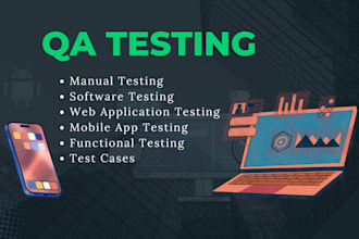do website testing or app manually and provide a detailed QA report