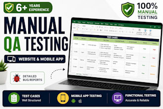 do manual testing of your software project