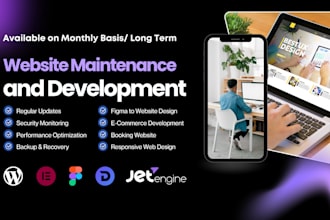 build or manage wordpress websites on monthly basis job