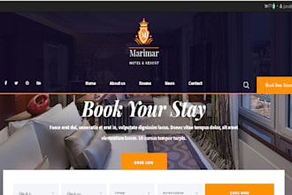 create an all in one booking website for hotels, travel, and appointments
