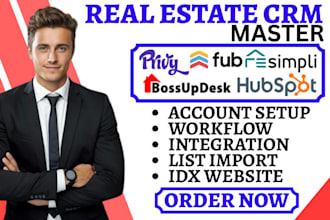 setup privy resimpli integration bossupdesk follow up boss hubspot automation va