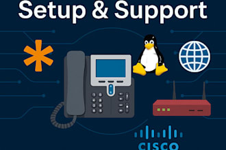 setup and troubleshoot freepbx, vitalpbx, sip extensions, and ddns