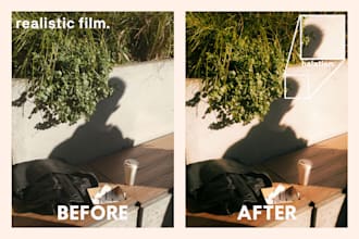 make your photos look like film with color grading and grain