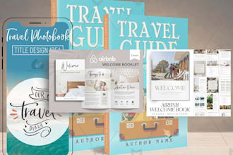 design custom welcome book for your airbnb rental or tour guest