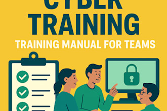 create a custom cybersecurity awareness training guide