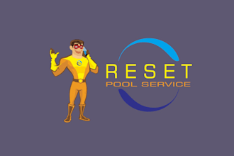 design outstanding pool company logo