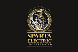 design a bold modern electrical logo for your business
