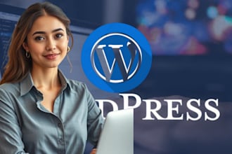 build a wordpress website  on bluehost, hostinger, or godaddy