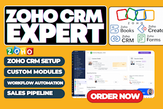 setup custom zoho CRM modules fields page layouts and advanced zoho validation