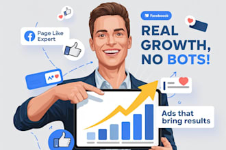 grow your fb page with real ads and targeted engagement