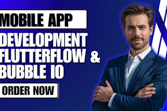 build flutterflow app flutter app flutter flow bubble app mobile app developer