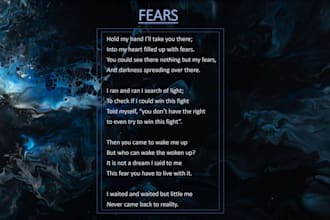 write poetry and stories