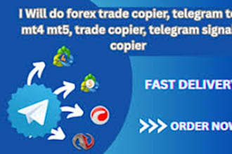 create trade copier from telegram to mt4, ninjatrader, dxtrader and tradelocker