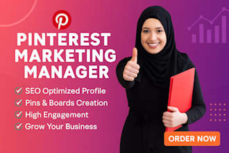 management SEO pinterest strategy with branded pins and boards