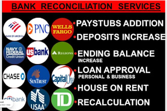 reconcile bank statement PDF to editable format, CSV, google sheets